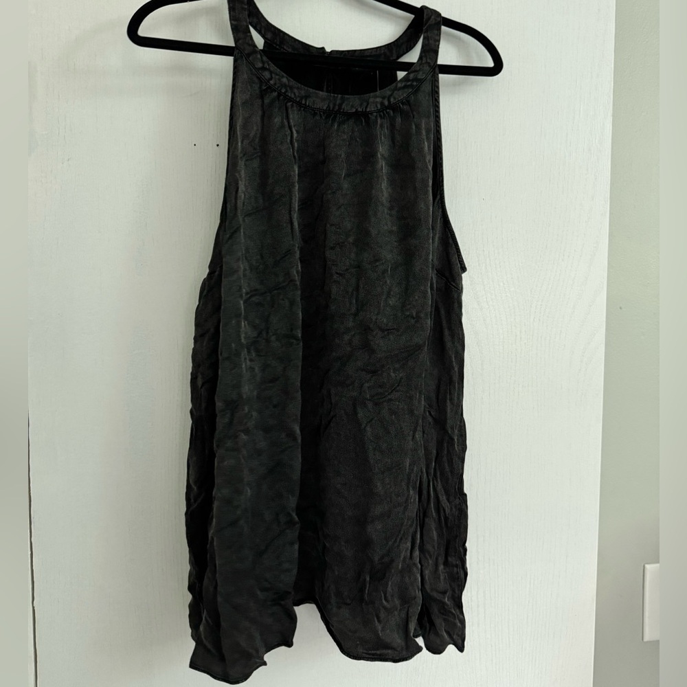 Torrid Black Textured Tank Top